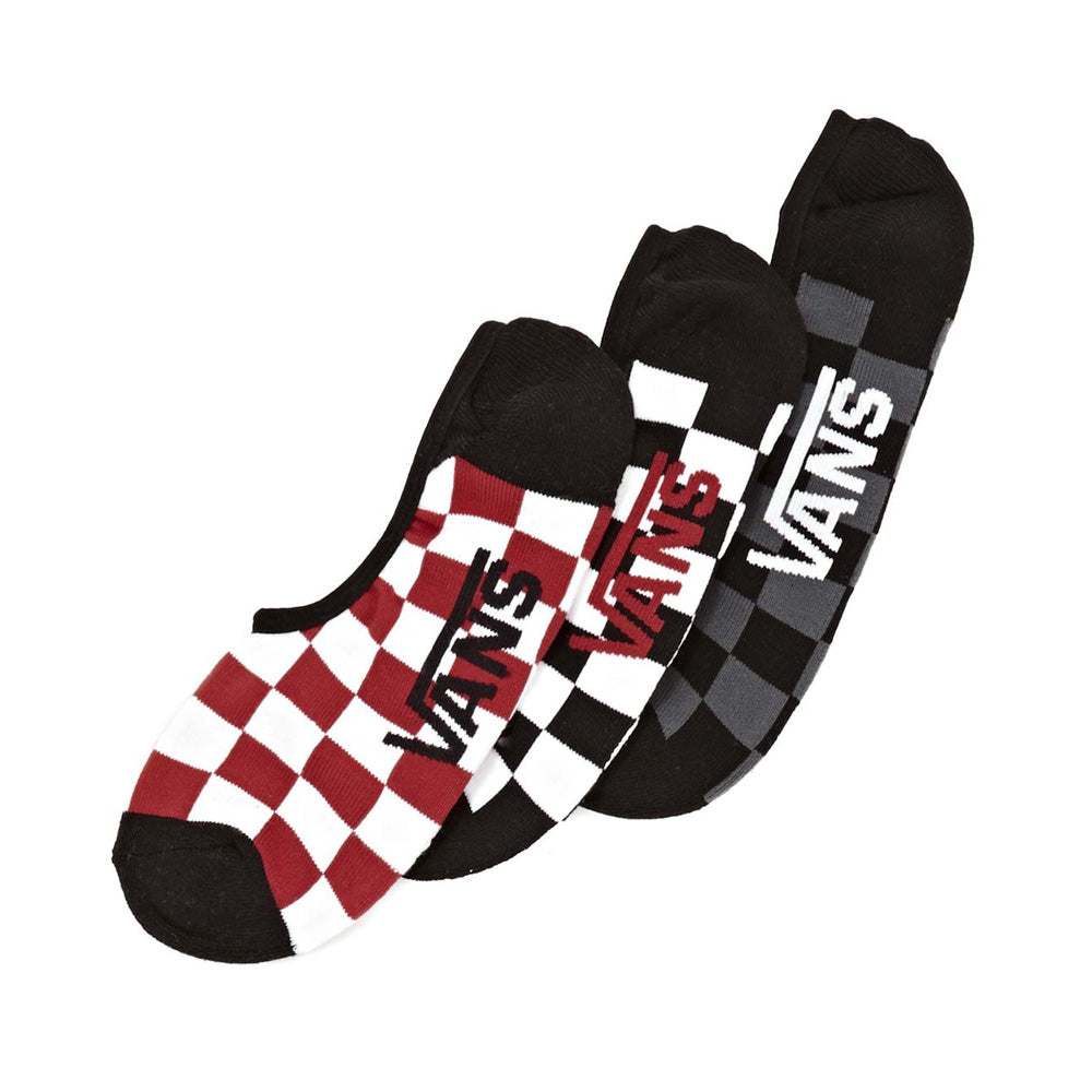 Pack 3 Calcetines Vans Classic Super No Red White Check