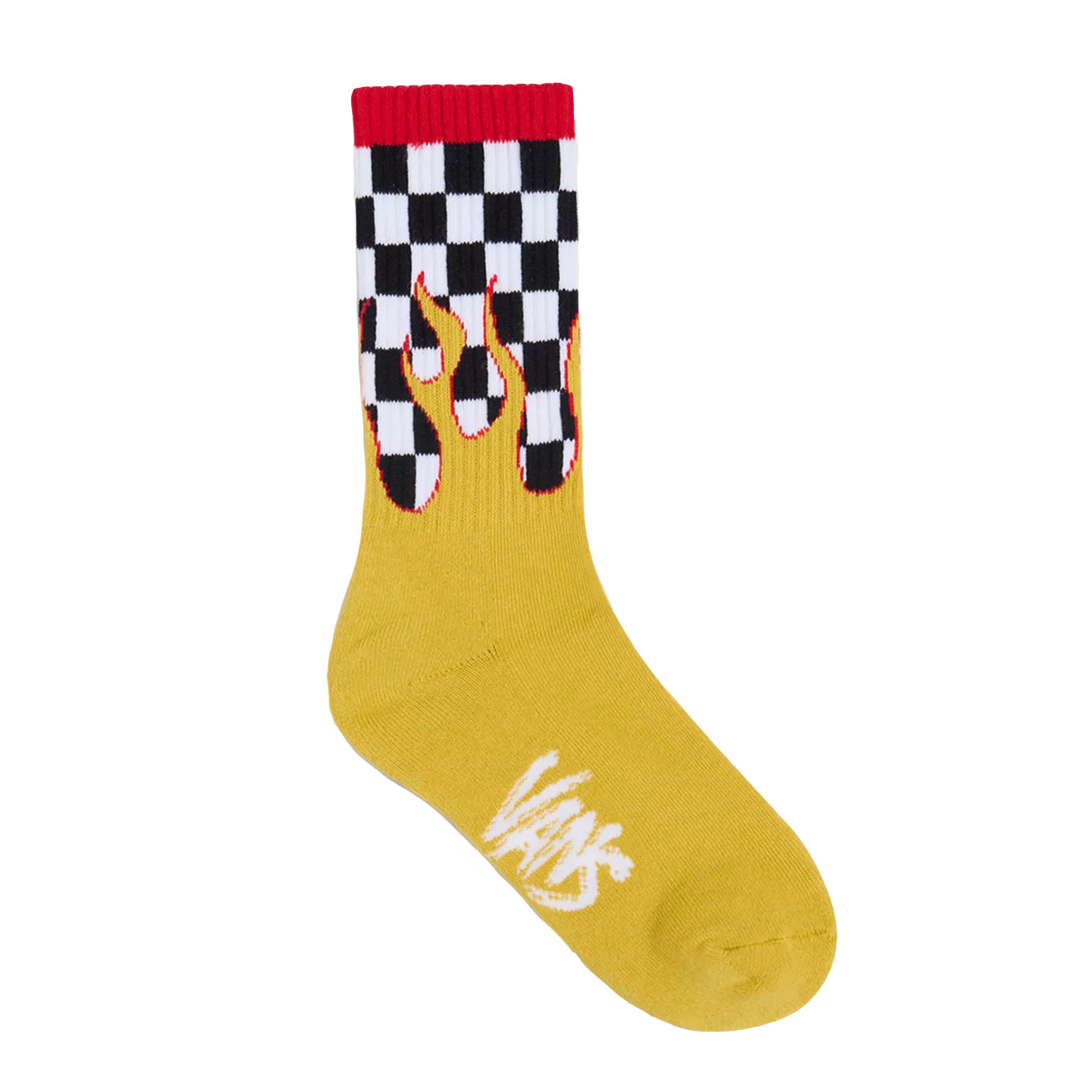 Calcetines Vans Road Stop Crew Spicy Mustard Niño