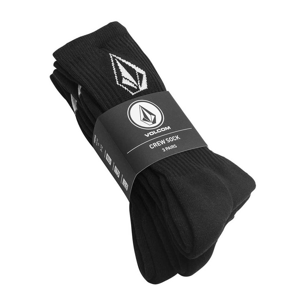 Pack 3 Calcetines Volcom Full Stone Black