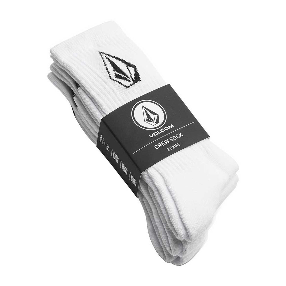 Pack 3 Calcetines Volcom Full Stone White