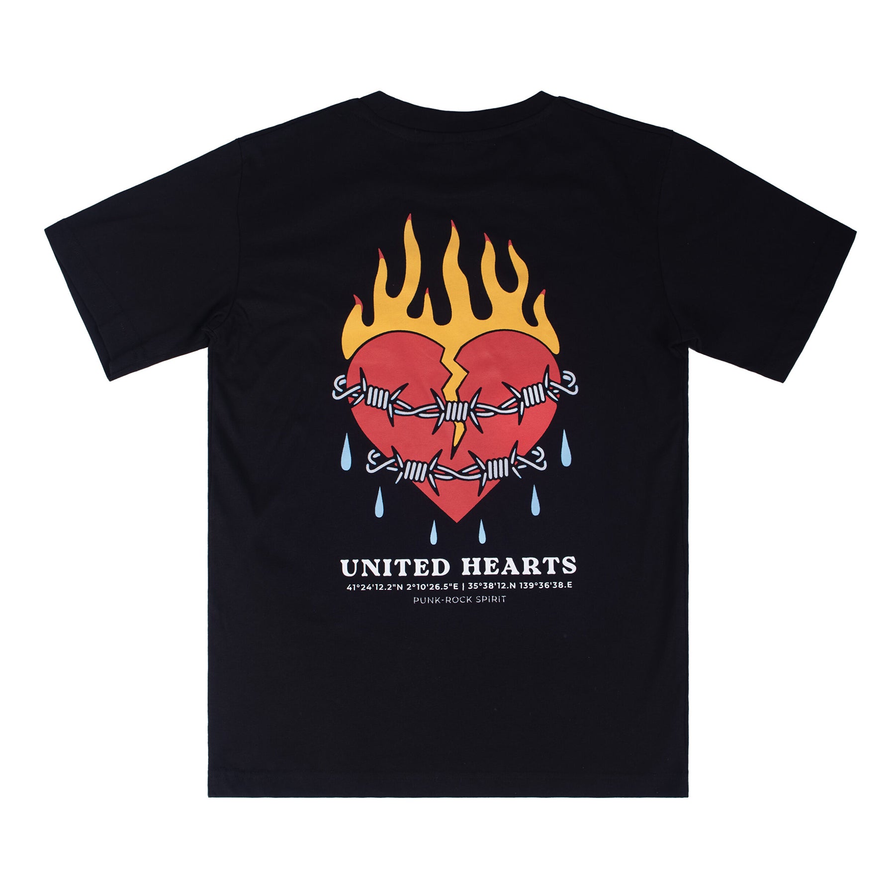 Camiseta American Socks United Hearts Black