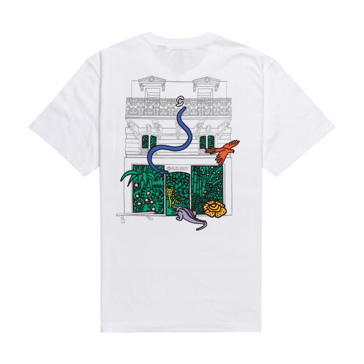 Camiseta Element Jungle Shop Optic White