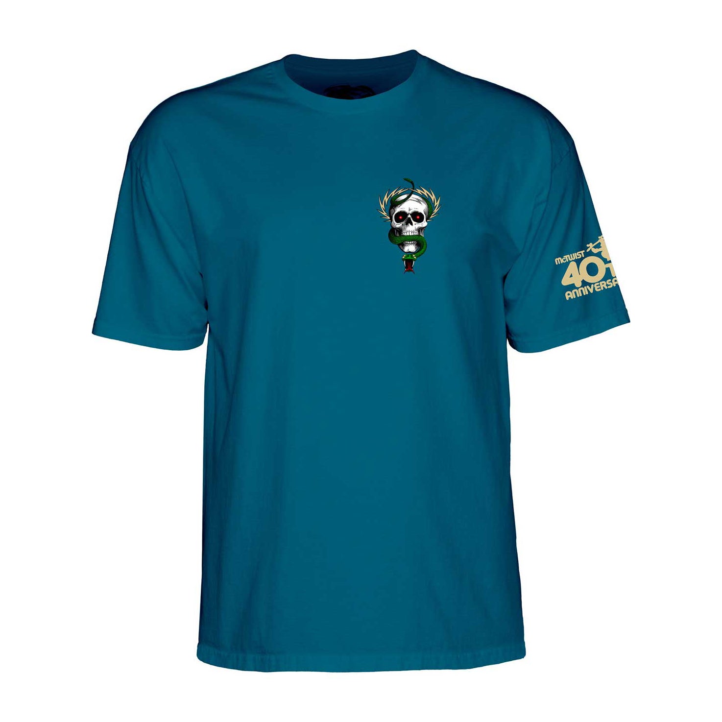 Camiseta Powell Peralta McGill Skull & Snake 40th Galapagos Blue