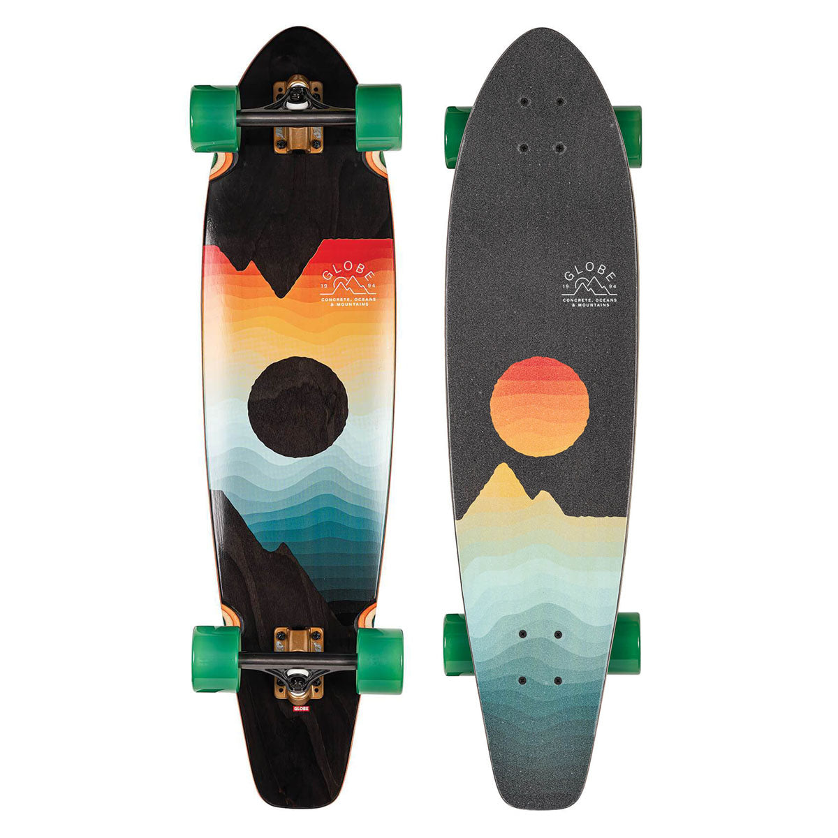 Longboard Globe Arcadia Black Maple Chromeset 36"