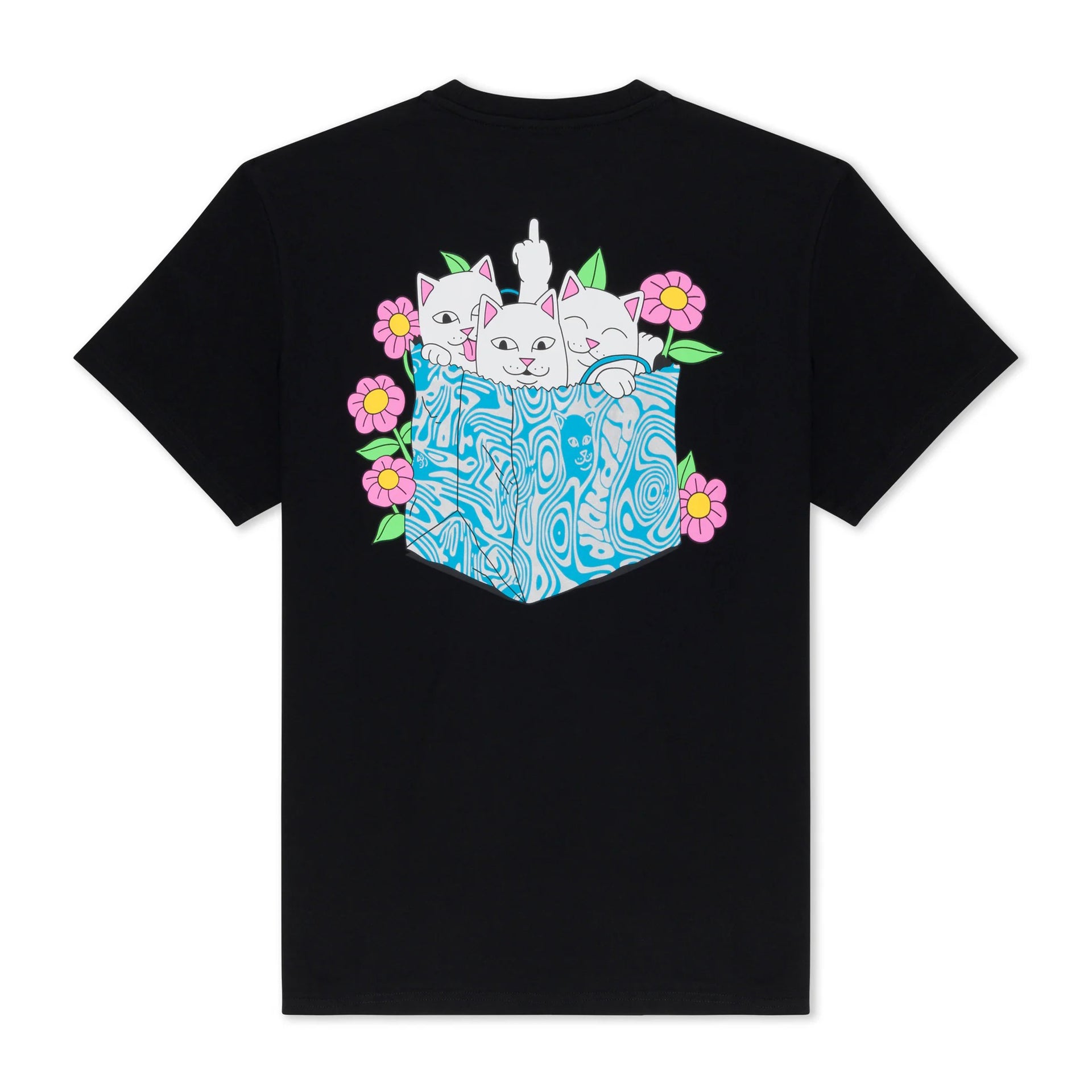 Camiseta Ripndip Bag Of Puss Black