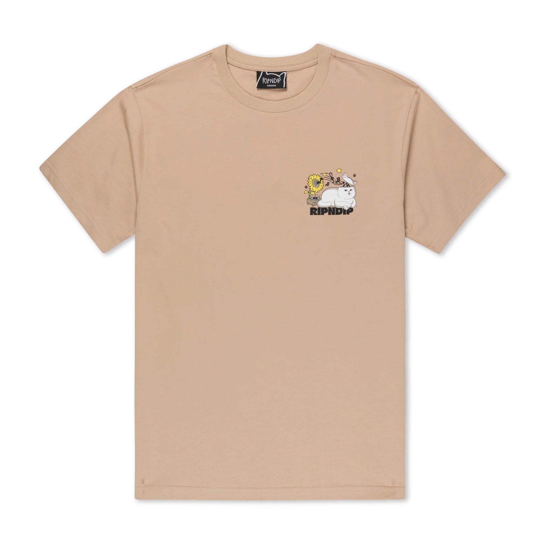 Camiseta Ripndip No Music No Life Almond