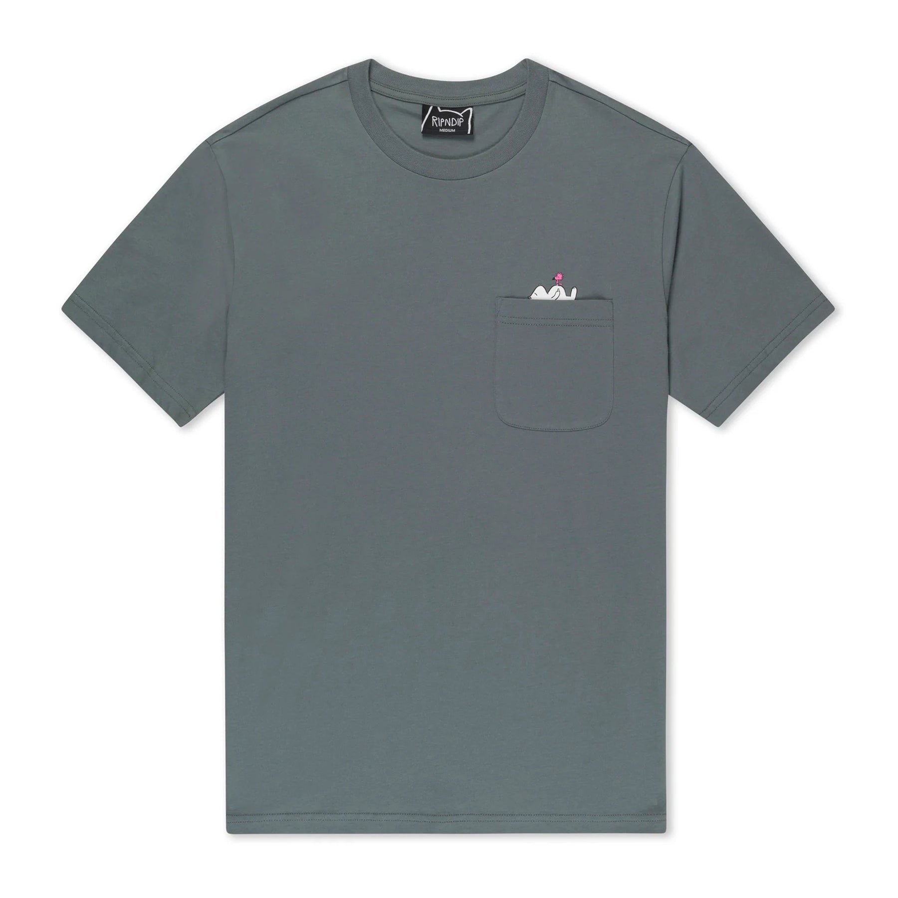 Camiseta Ripndip Christmas Nerm Pocket Charcoal