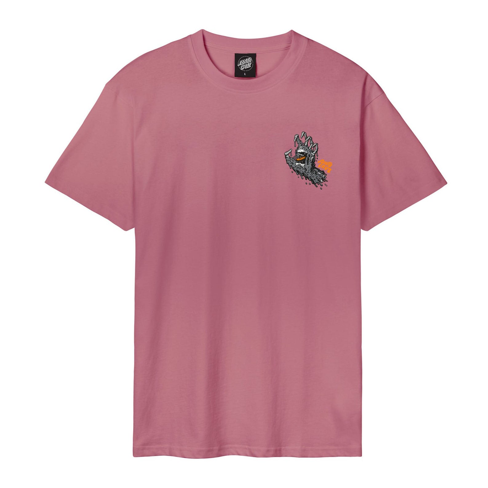 Camiseta Santa Cruz Melting Hand Dusty Rose