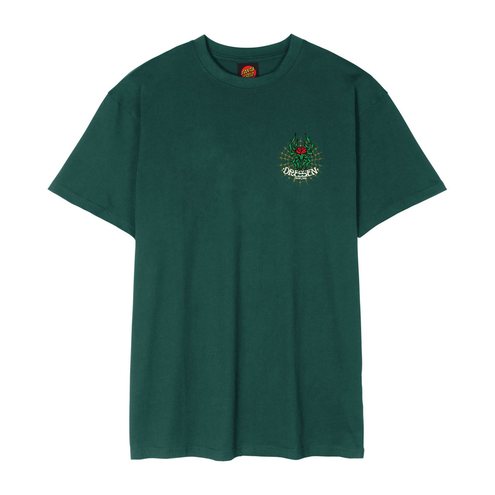 Camiseta Santa Cruz Dressen Rose Cross Rainforest