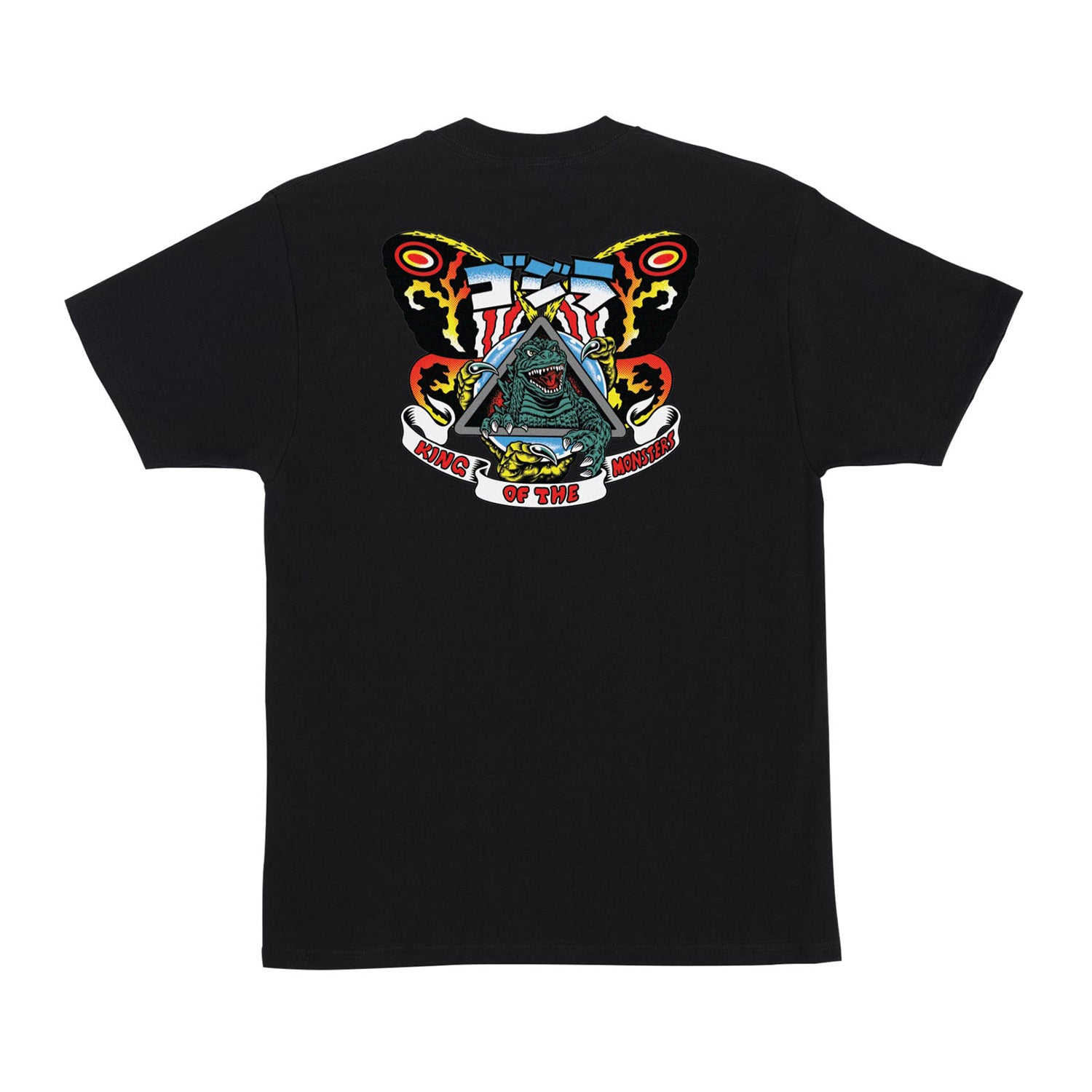 Camiseta Santa Cruz Godzilla Natas Mothra Black