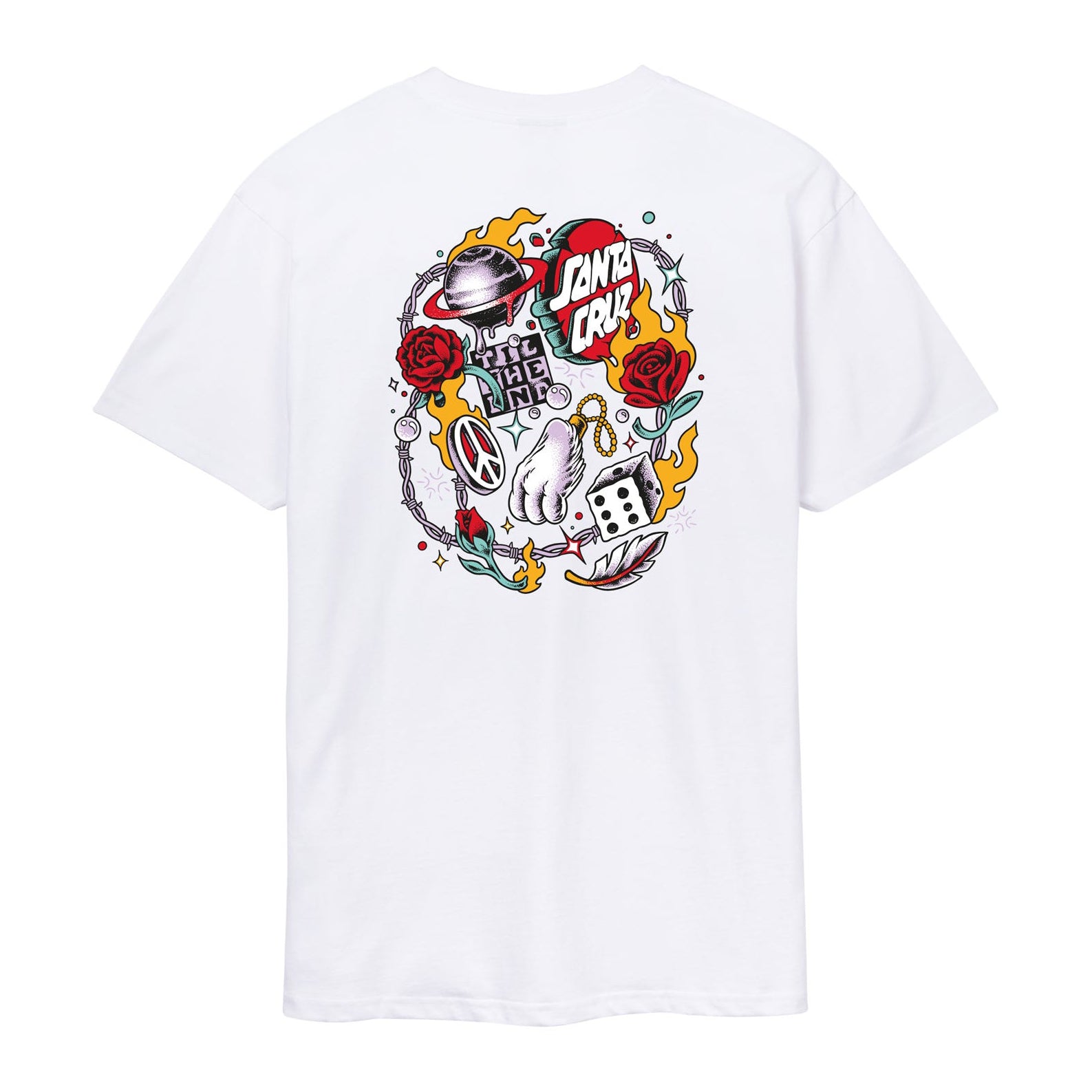 Camiseta Santa Cruz Lucky Day White