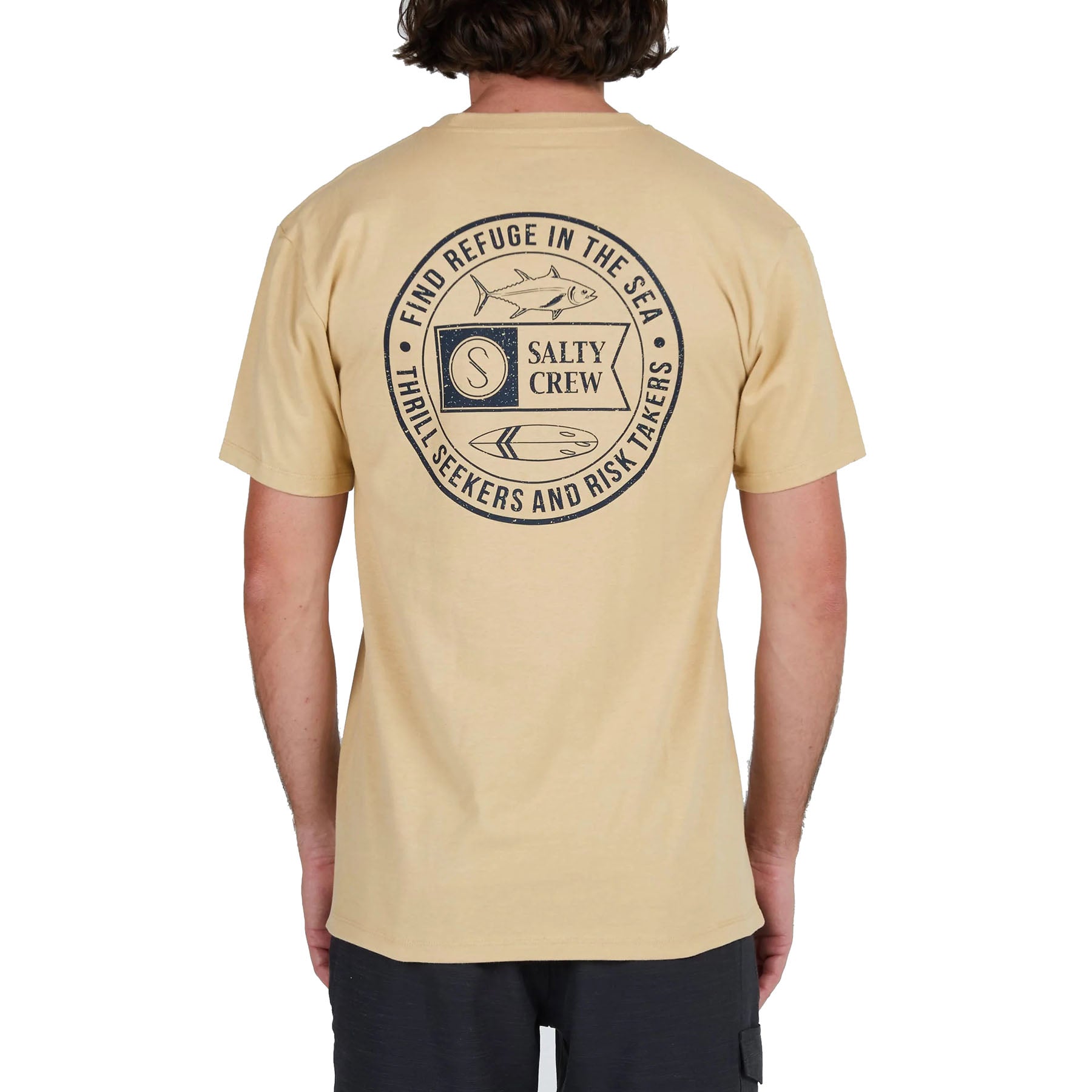 Camiseta Salty Crew Legends Camel