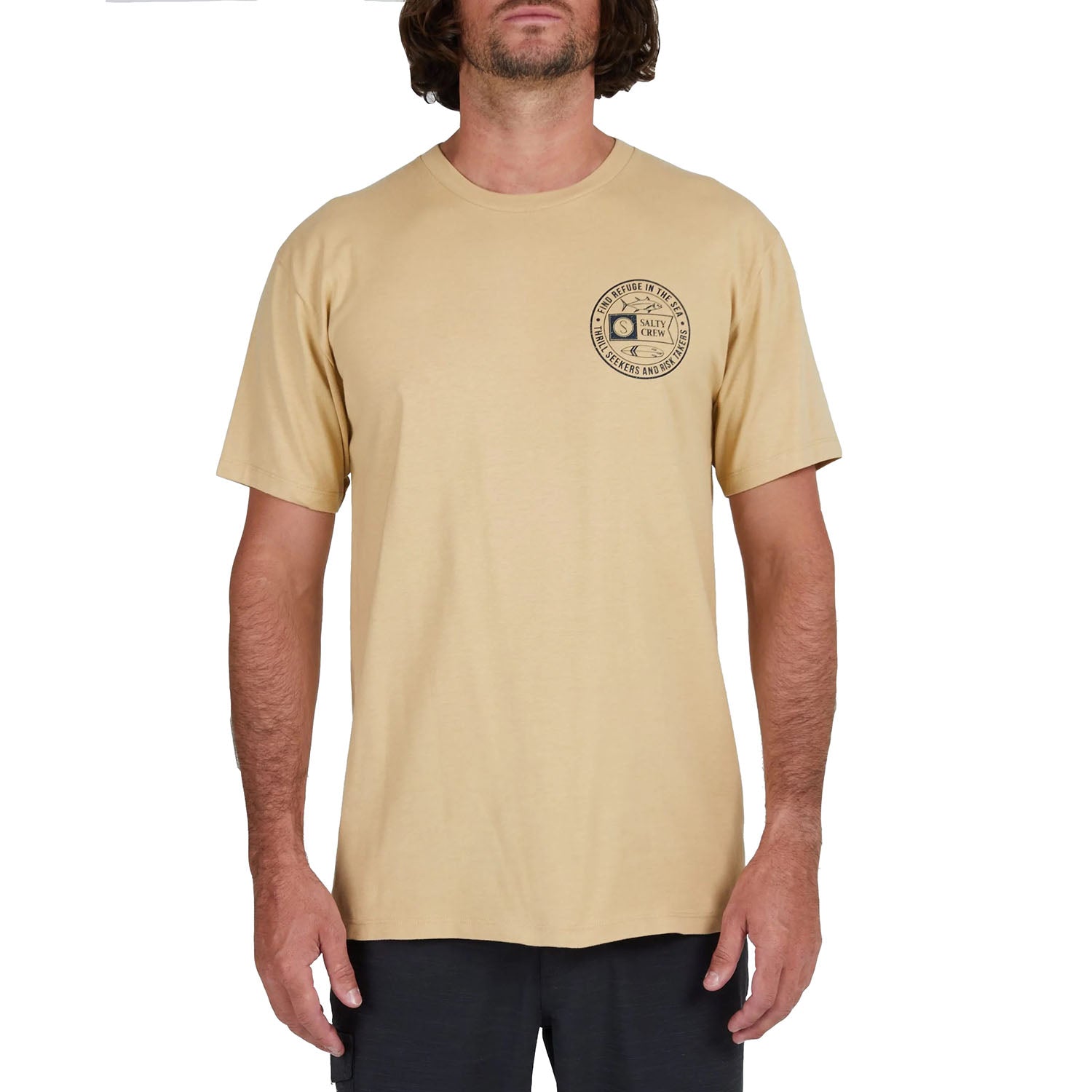 Camiseta Salty Crew Legends Camel