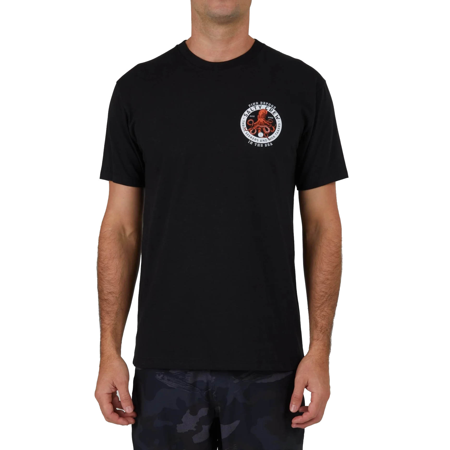 Camiseta Salty Crew Deep Reach Black