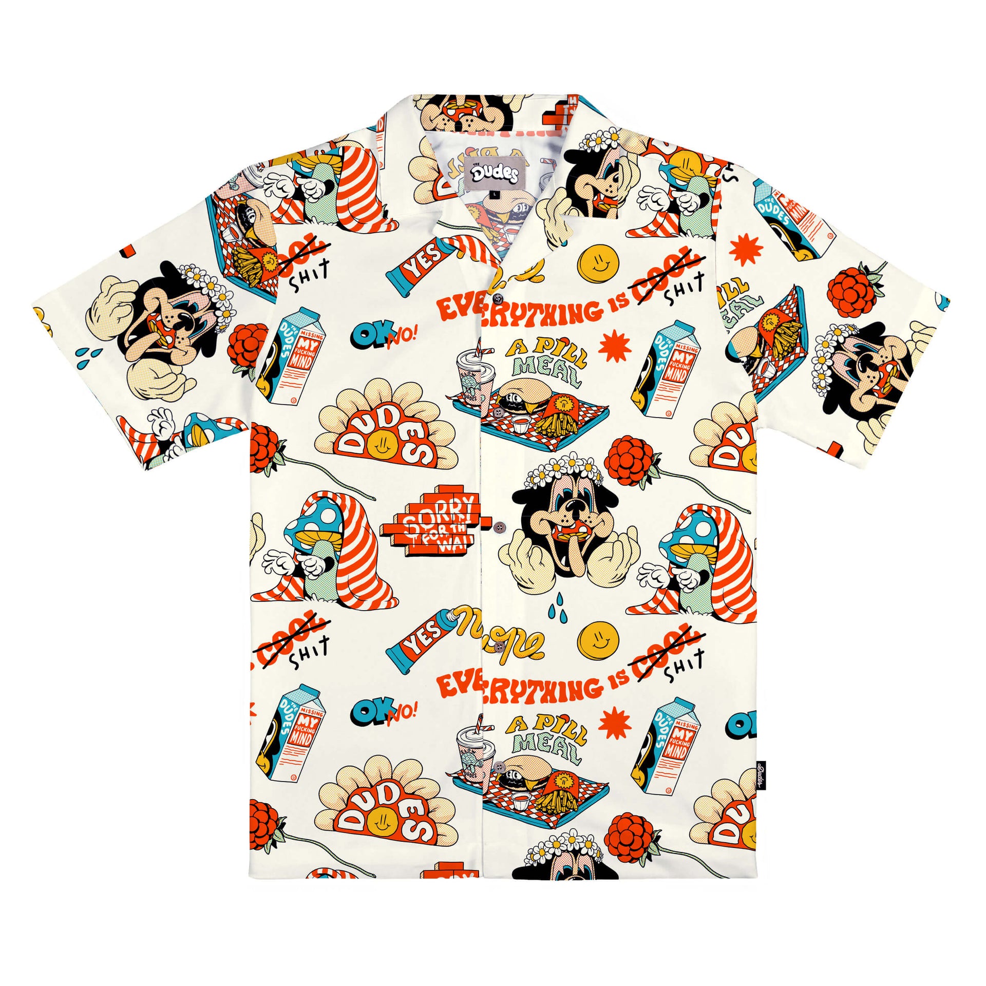 Camisa The Dudes A Pill Meal Multicolor