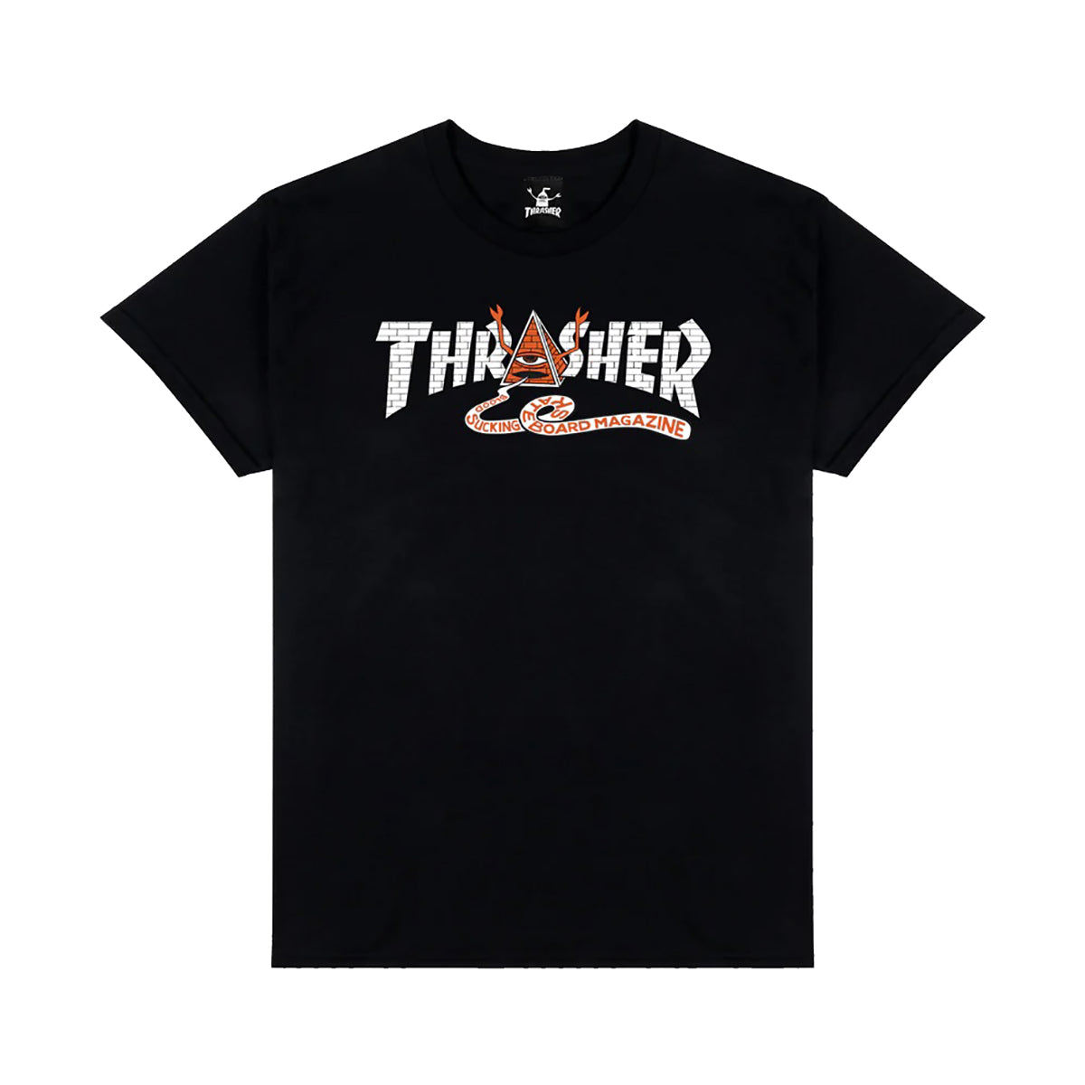 Camiseta Thrasher X Toy Machine Pyramid Black