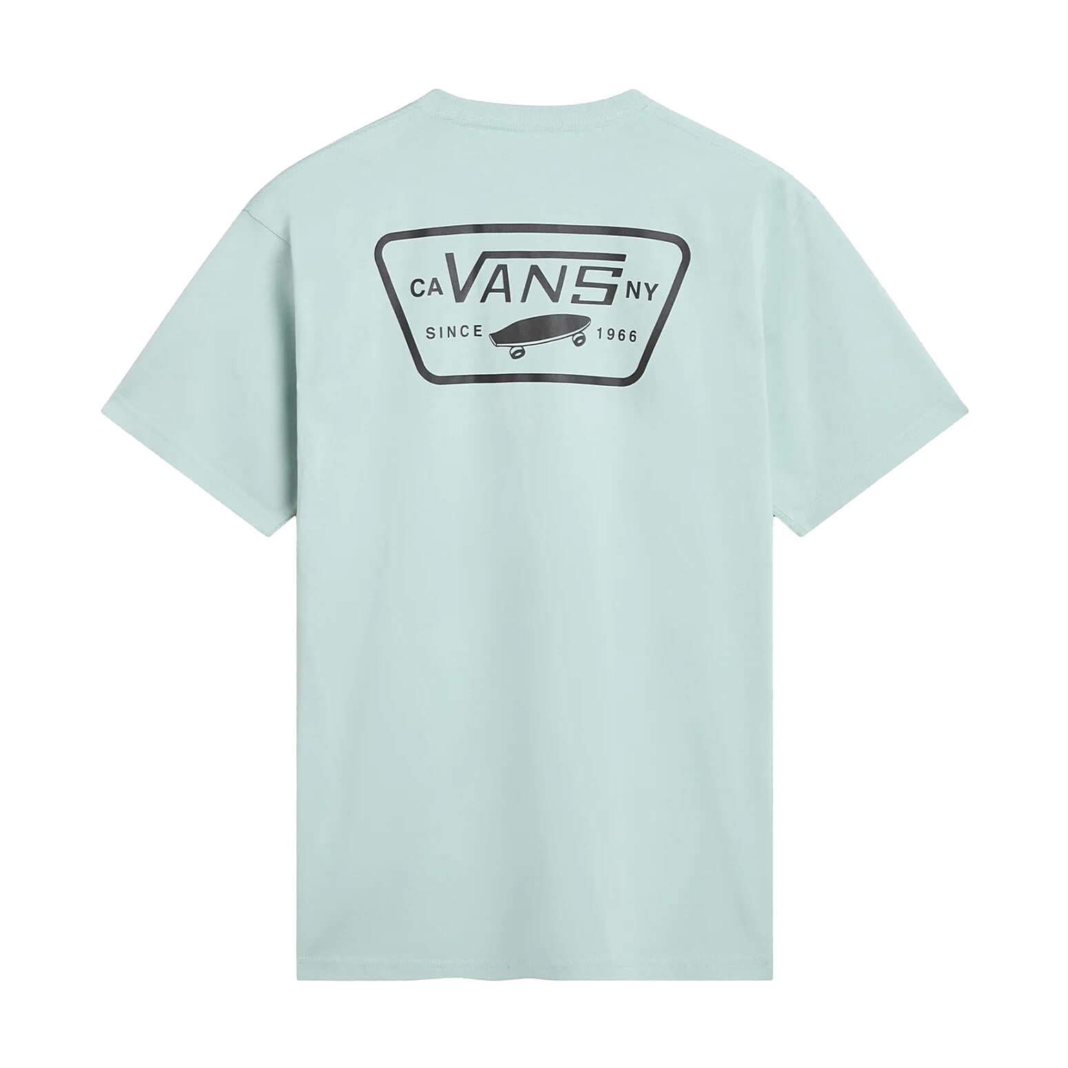 Camiseta Vans Full Patch Back Gray Mist Black