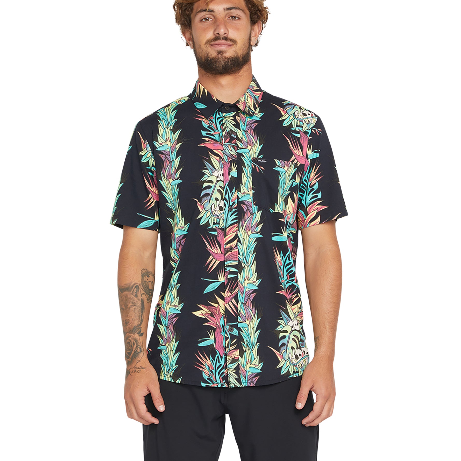 Camisa Volcom V Ent Pepper Black