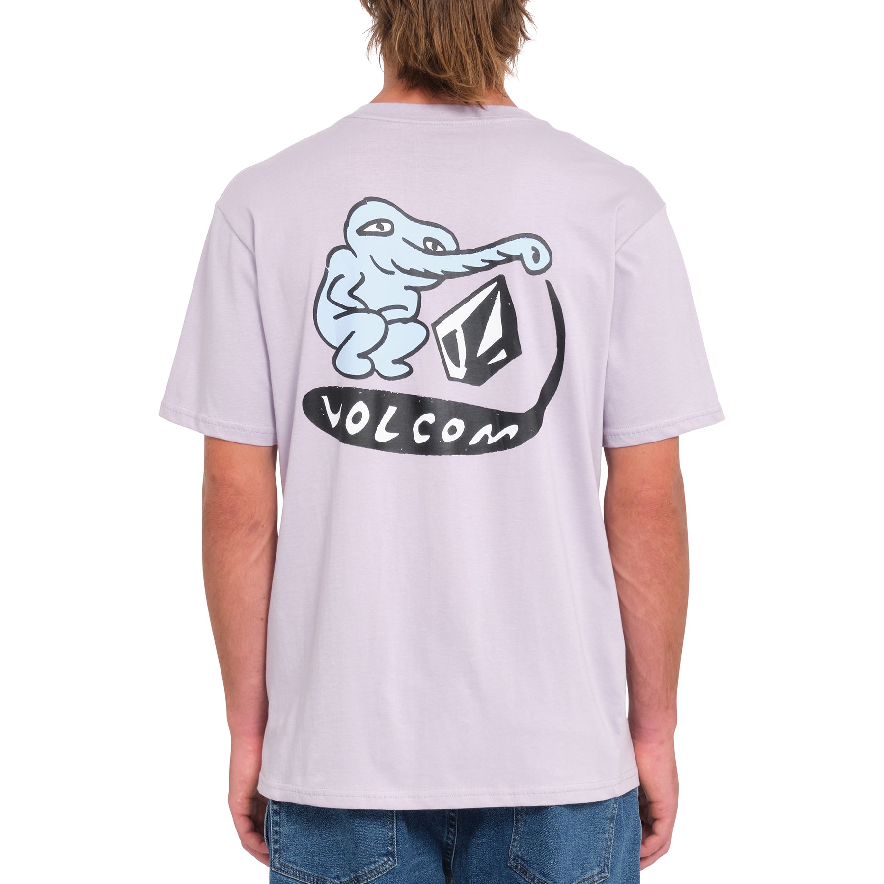 Camiseta Volcom Santi Stoned Light Purple