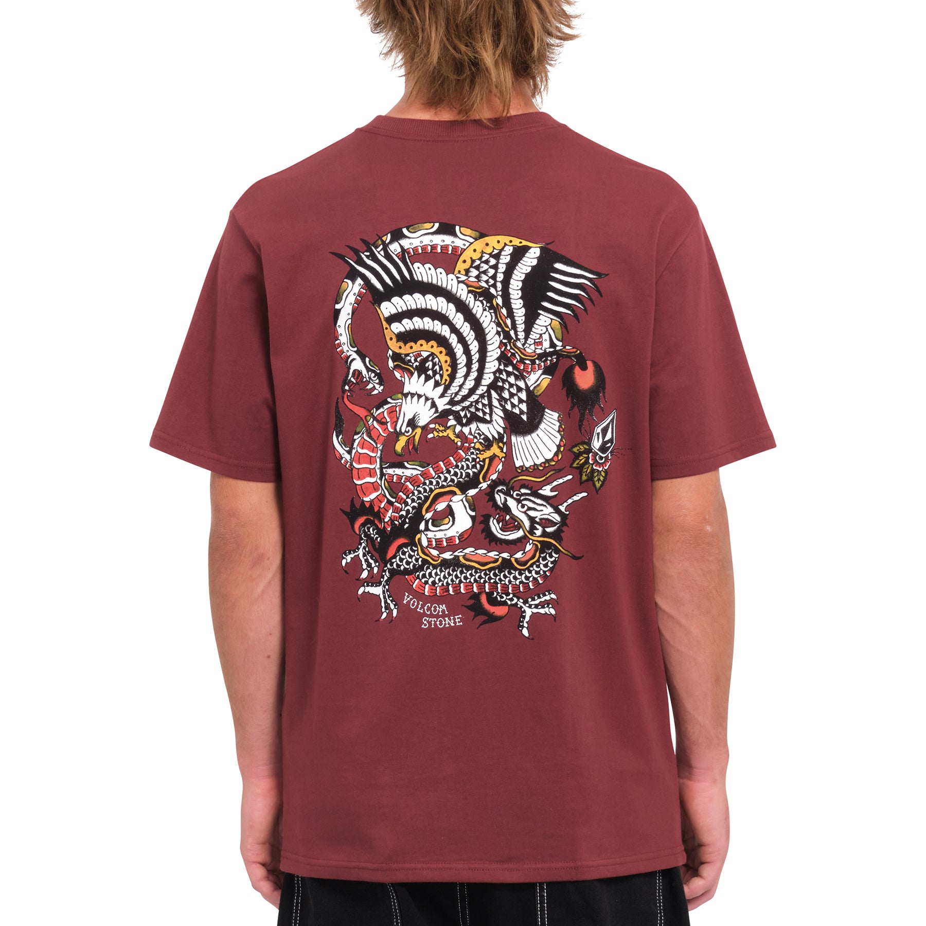 Camiseta Volcom Lintell Merlot