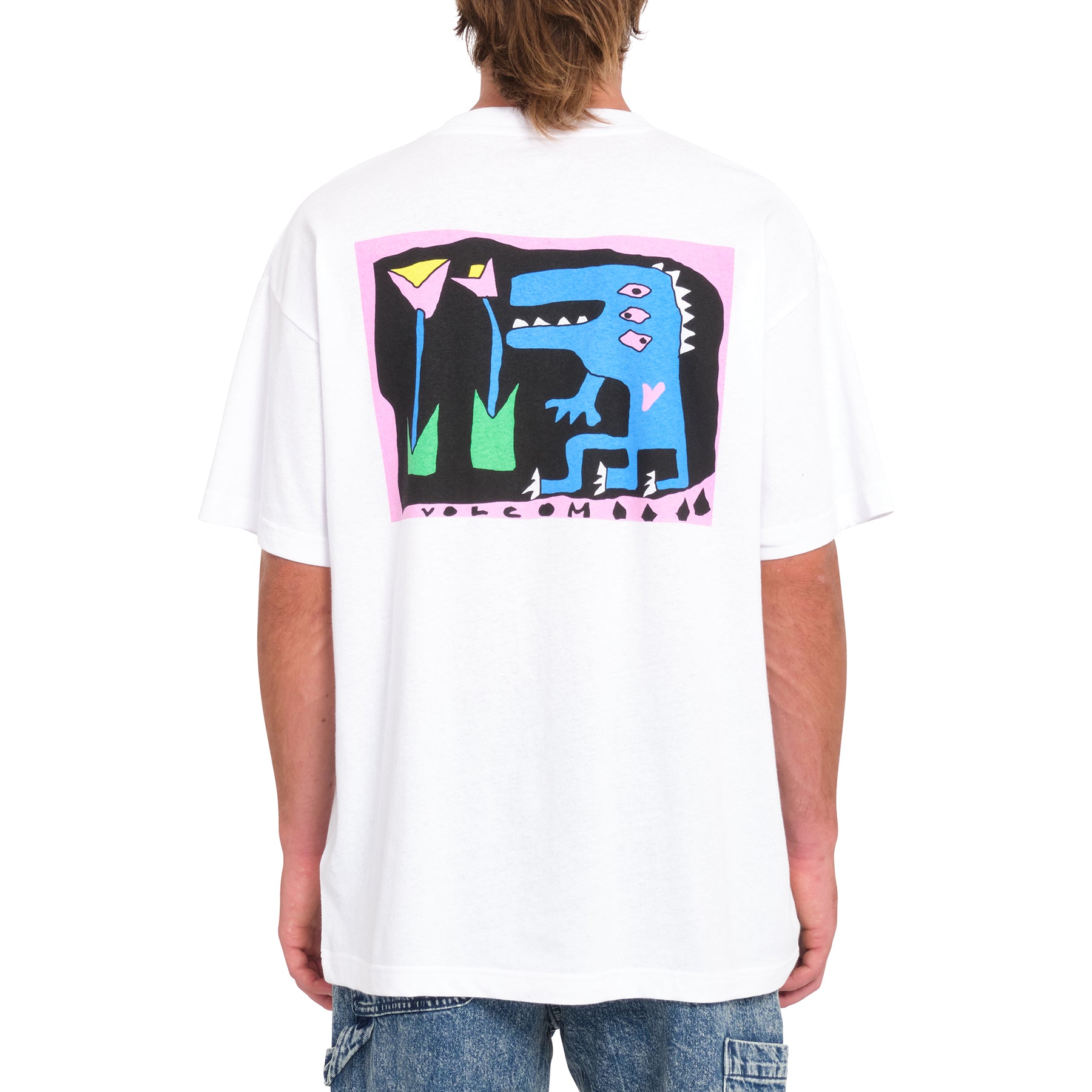 Camiseta Volcom Arthur Dino White