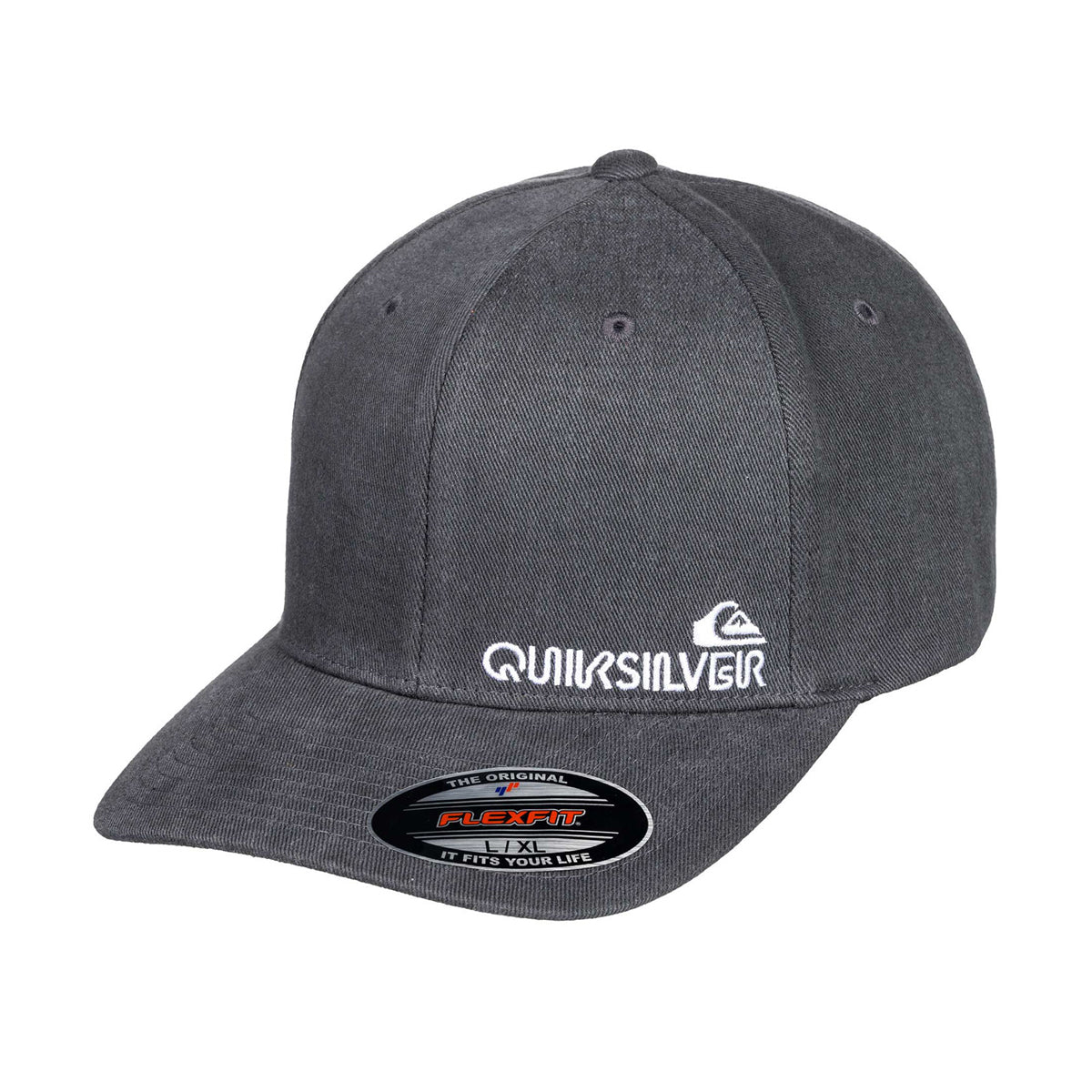 Gorra Quiksilver Sidestay Flexfit Medium Grey Heather