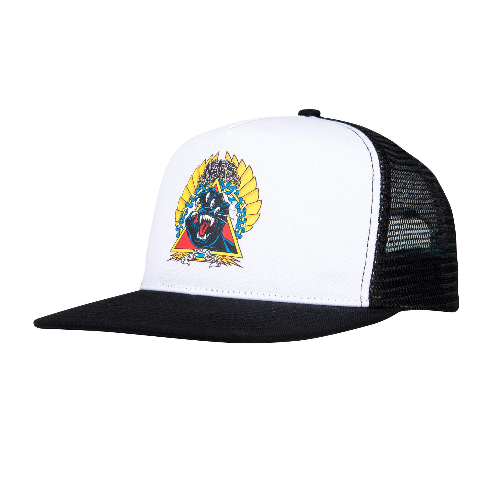 Gorra Santa Cruz Natas Screaming Panther White Black