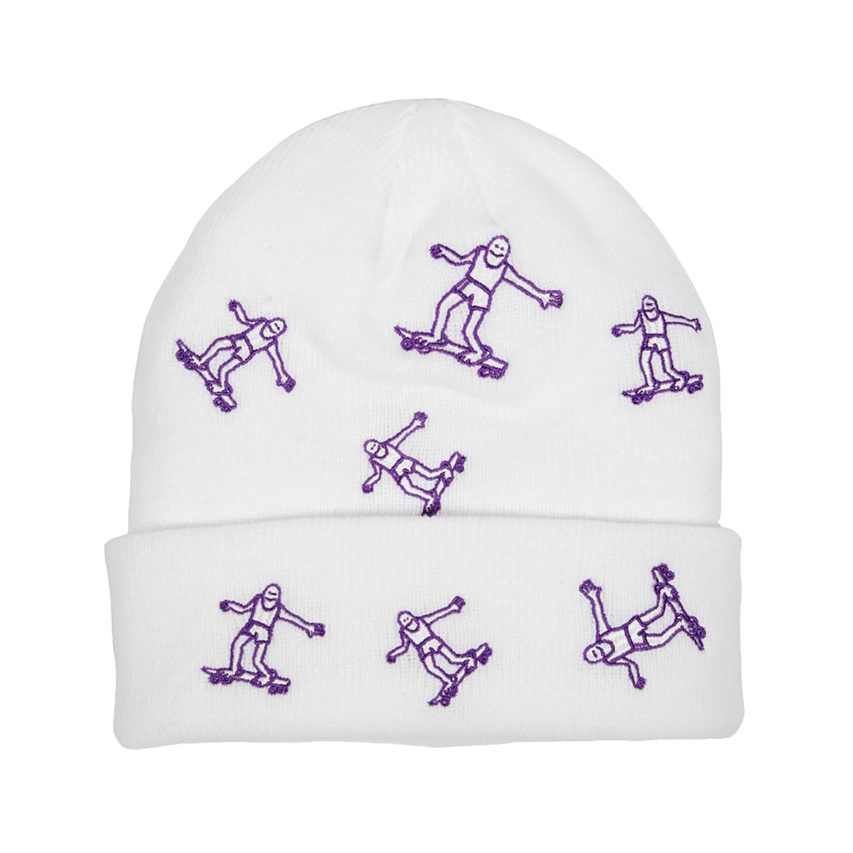 Gorro Thrasher Gonz Pattern White