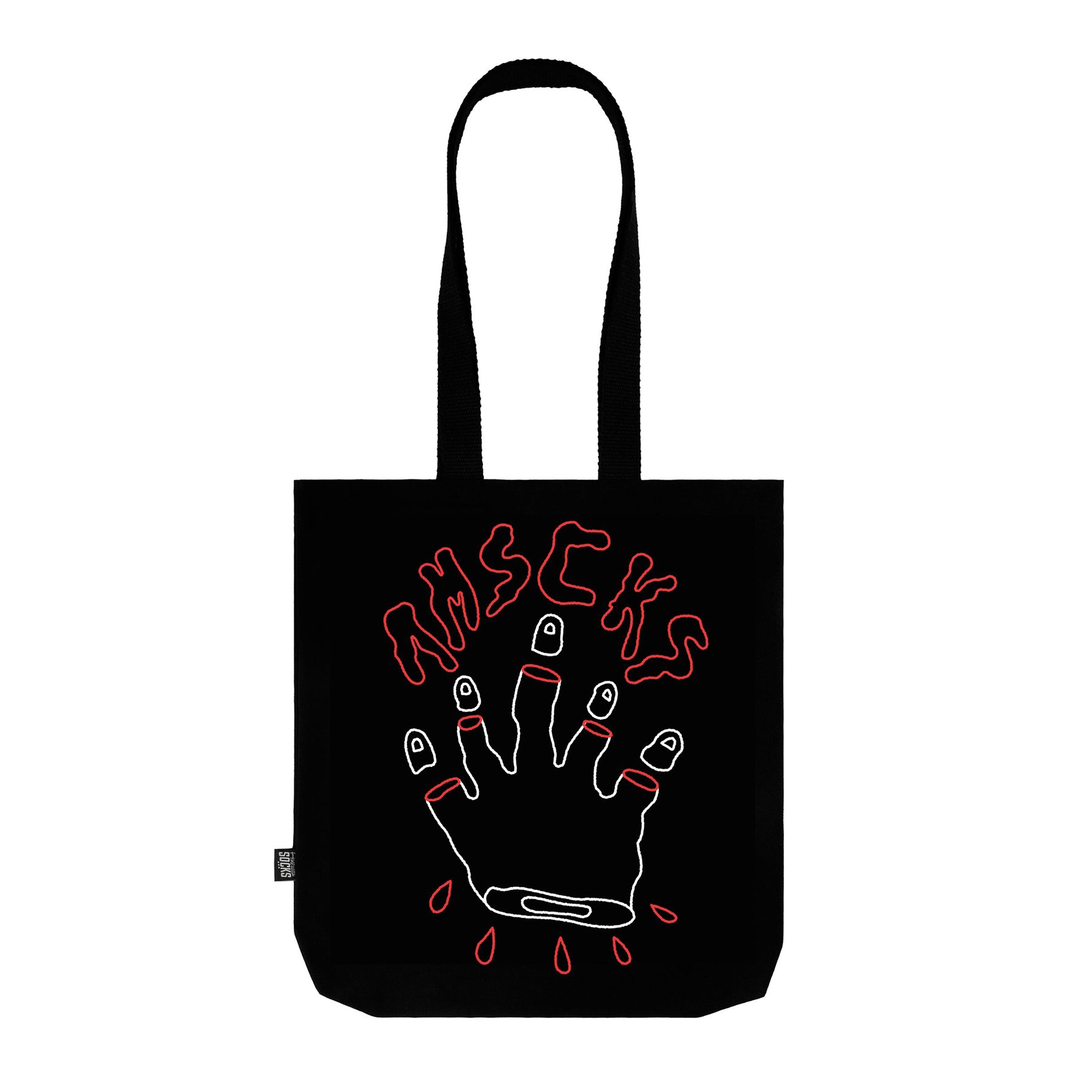 Tote Bag American Socks Hurt Black