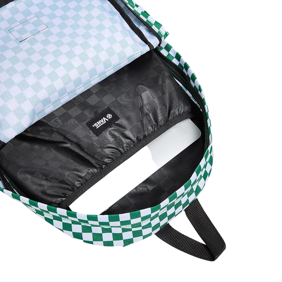 Mochila Vans Old Skool Grom Check Verdant Green