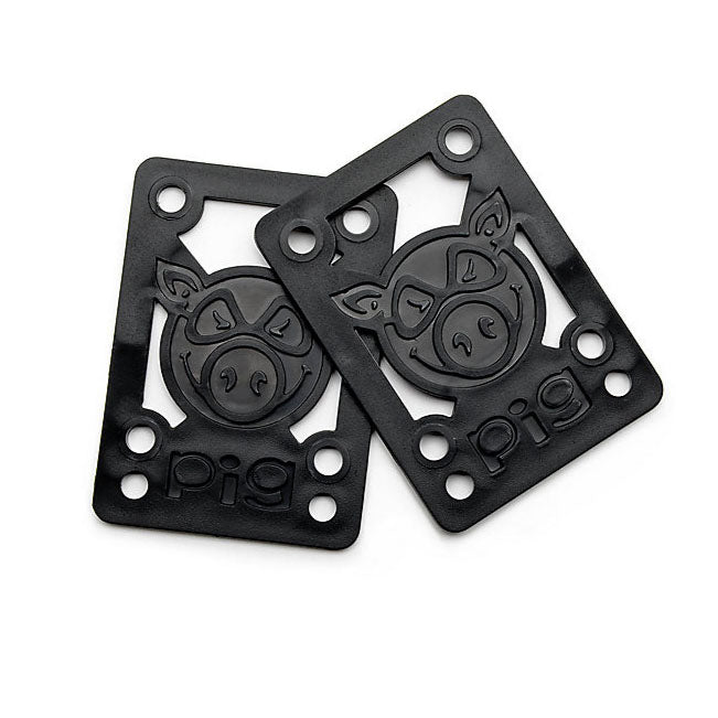 Alzas Skate Pig Piles Hard Risers Black 1/8"