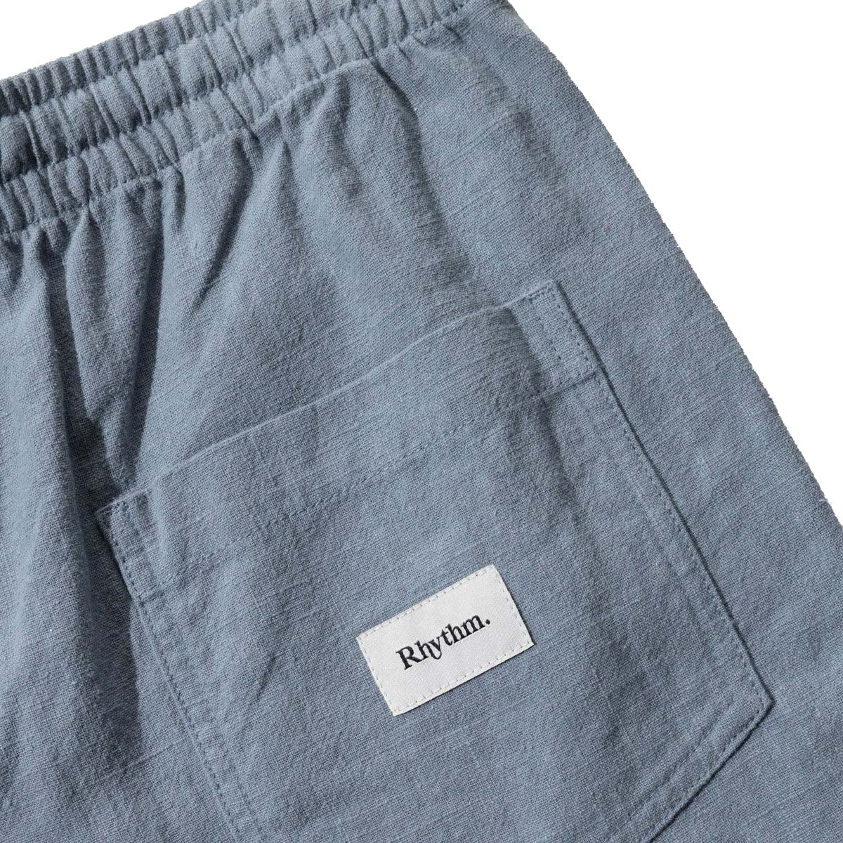 Pantalones Cortos Rhythm Textured Linen Slate