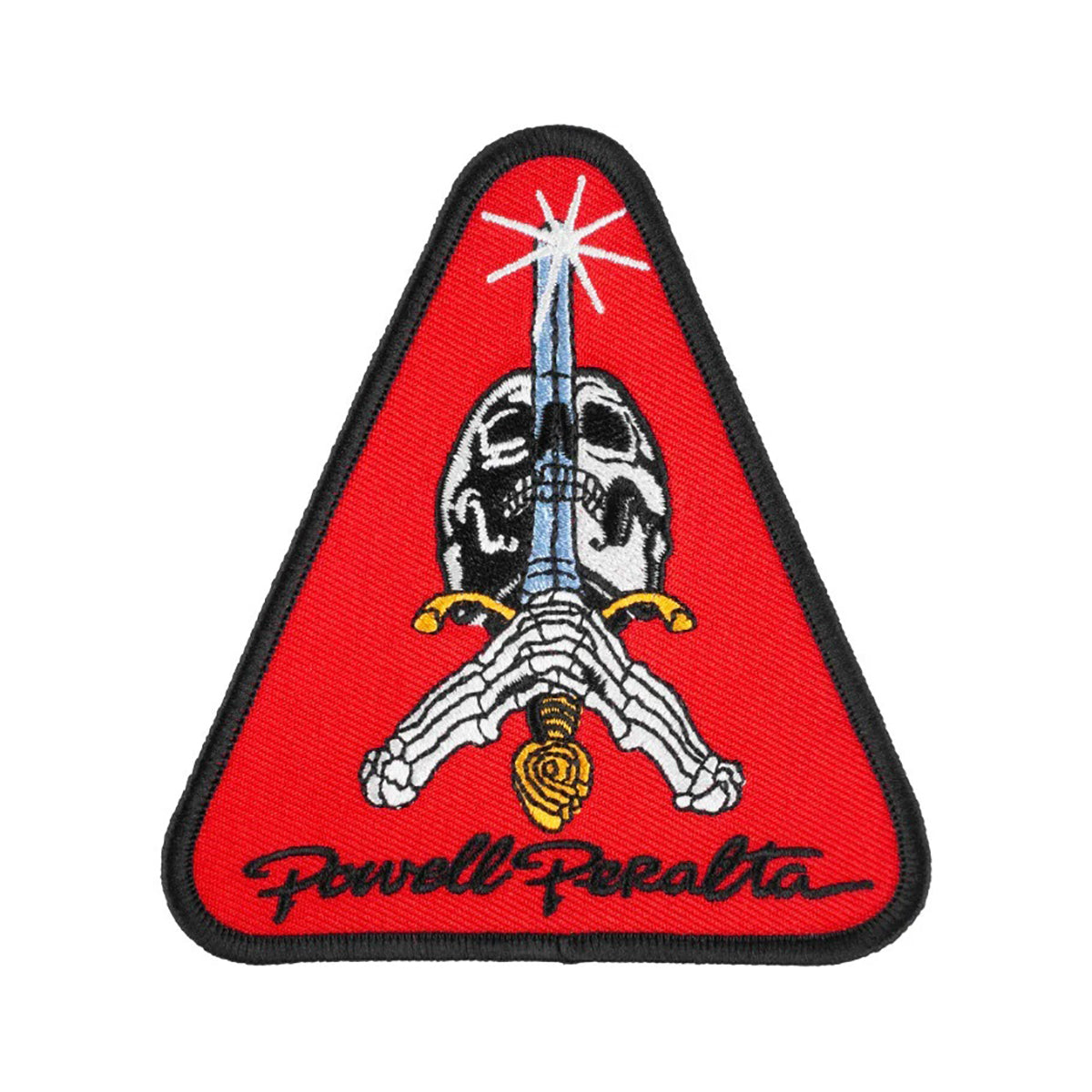 Parche Powell Peralta Skull & Sword Red