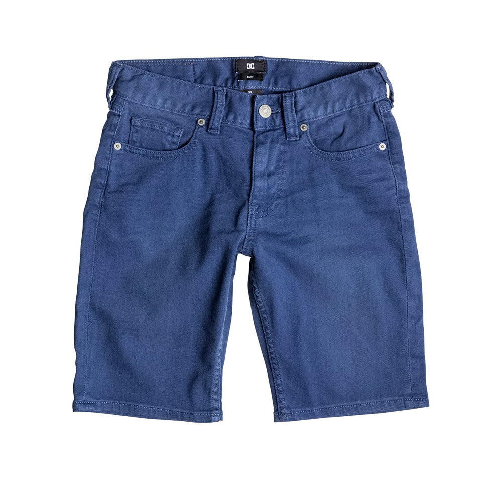 Pantalones Cortos DC Shoes Colour Straight Jean Blue Niño