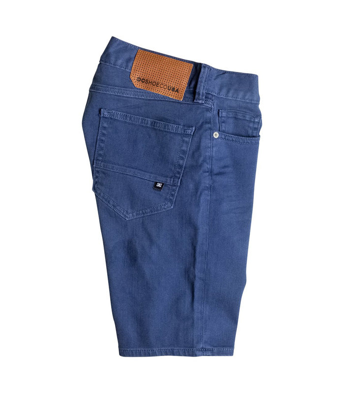 Pantalones Vaqueros Cortos DC Shoes Colour Straight Jean Blue Azules Niño