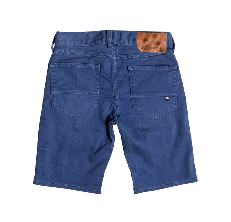 Pantalones Vaqueros Cortos DC Shoes Colour Straight Jean Blue Azules Niño