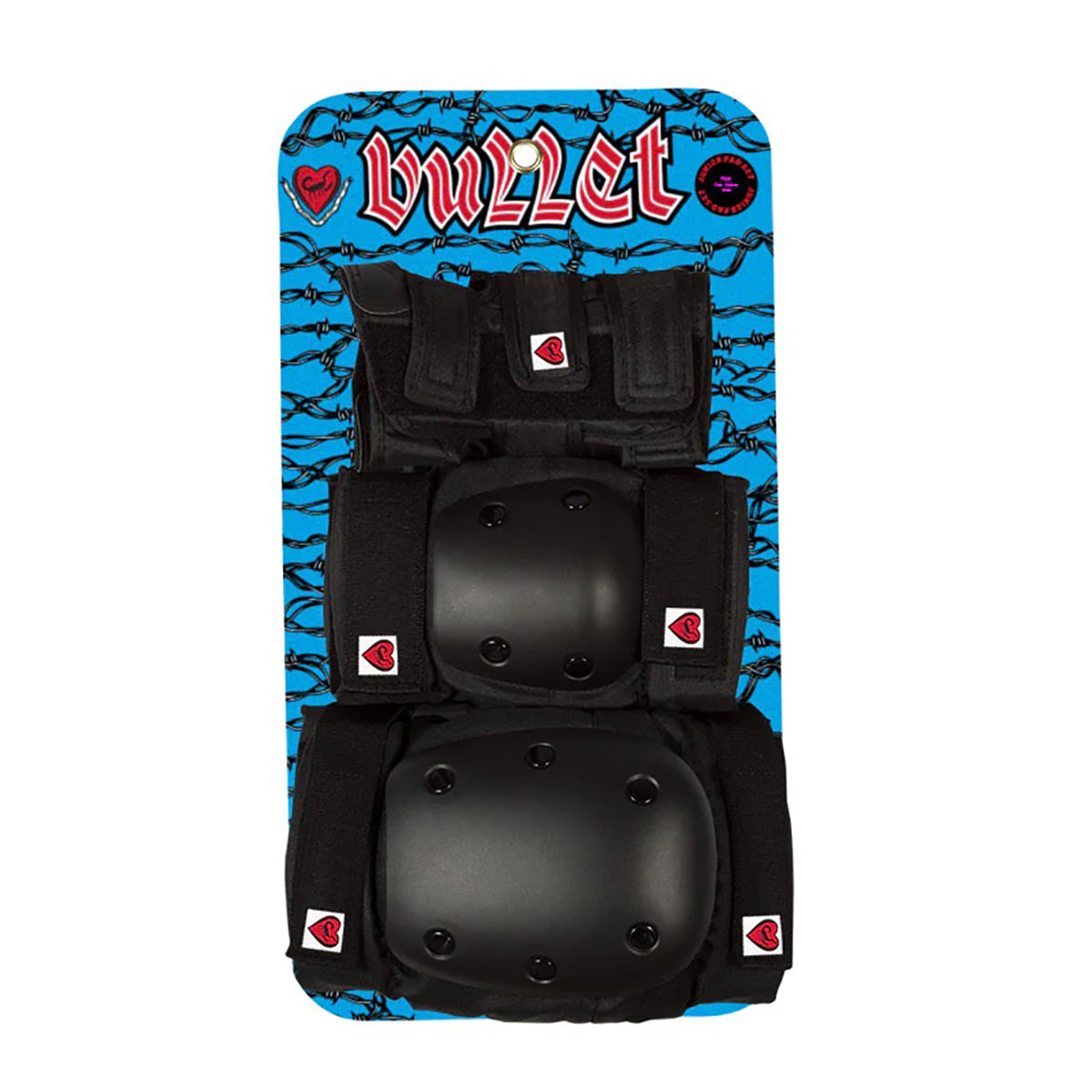 Pack Protecciones Skate Bullet Black Adulto