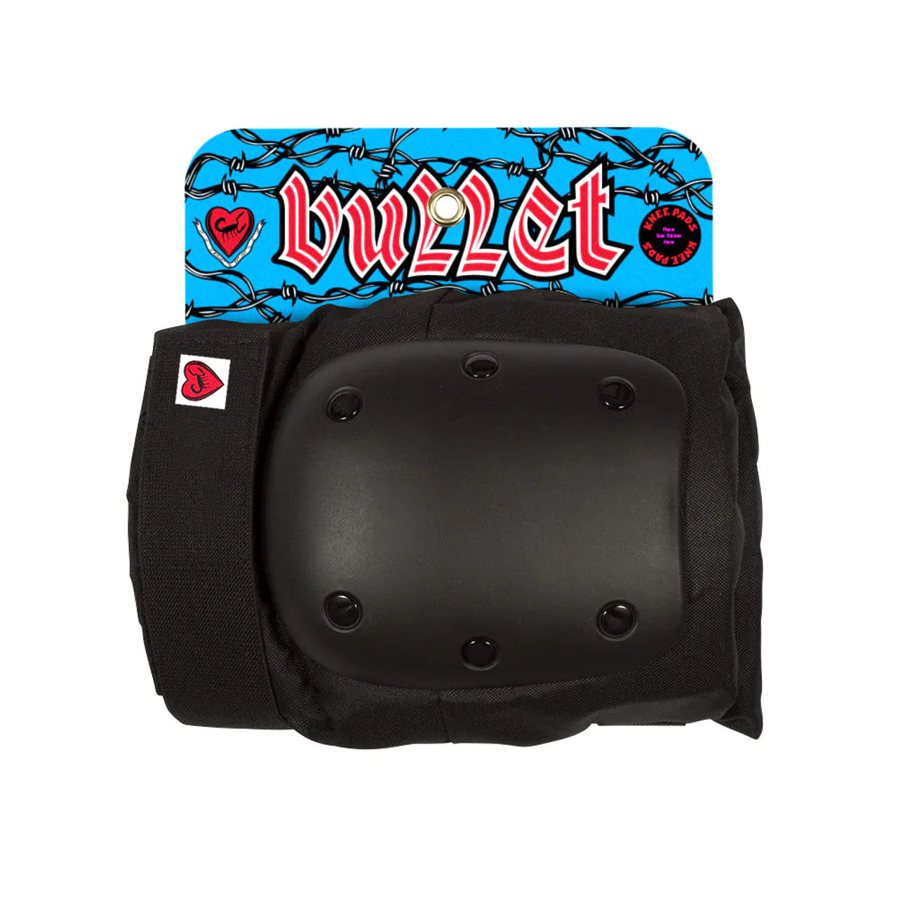 Rodilleras Skate Bullet Knee Pad Black