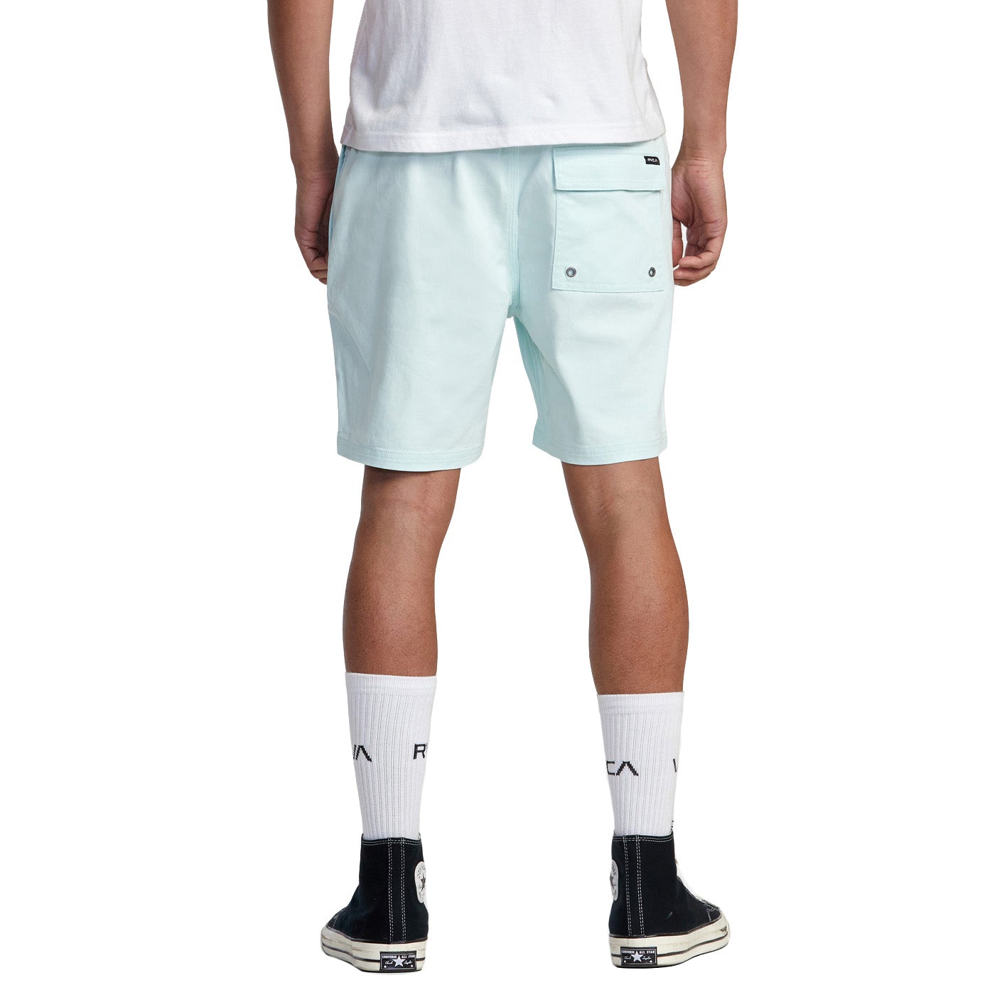 Pantalones Cortos RVCA Escape Elastic Light Blue