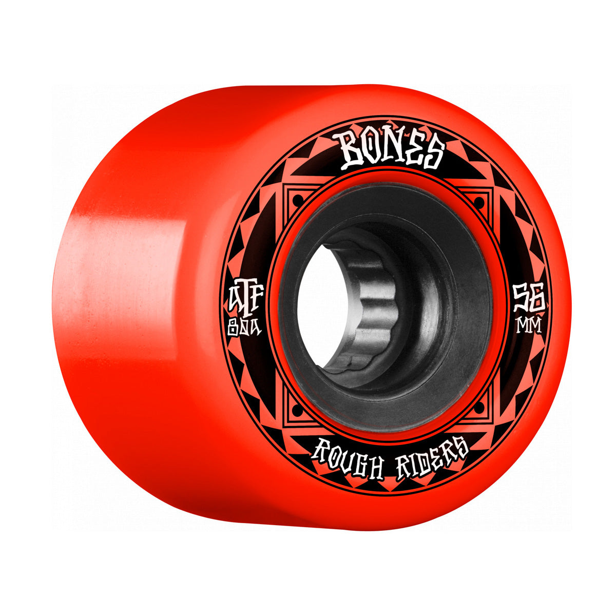 Ruedas Skate Bones Rough Rider Runner Red 56mm 80A Pack 4