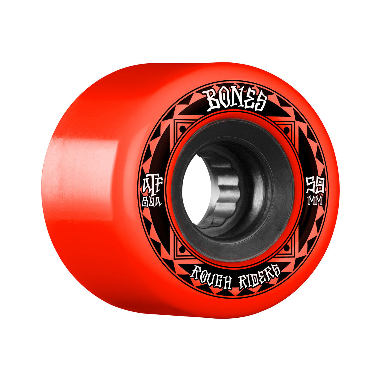 Ruedas Skate Bones Rough Rider Runner Red 59mm 80A Pack 4