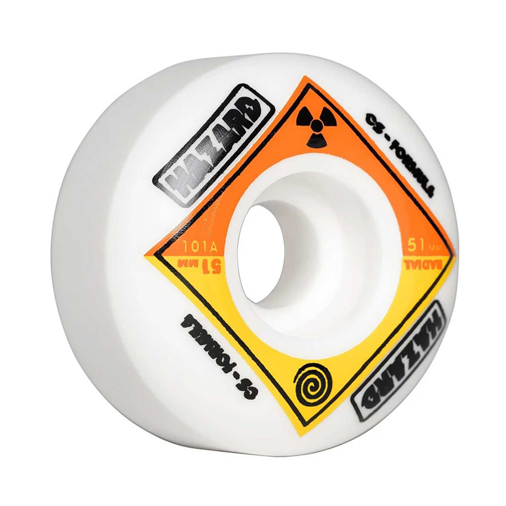 Ruedas Skate Madness Bio CS Radial White 101A 53mm Pack 4