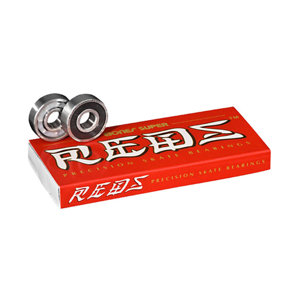 Rodamientos Skate Bones Super Reds Pack 8