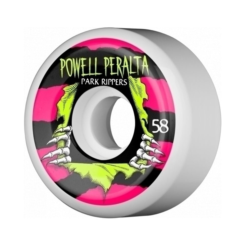 Ruedas Skate Powell Peralta Park Ripper 2 PF White 58mm 104A Pack 4