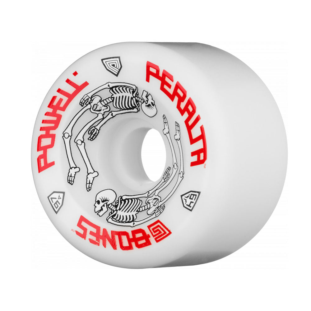 Ruedas Skate Powell Peralta G-Bones White 64mm 97A Pack 4