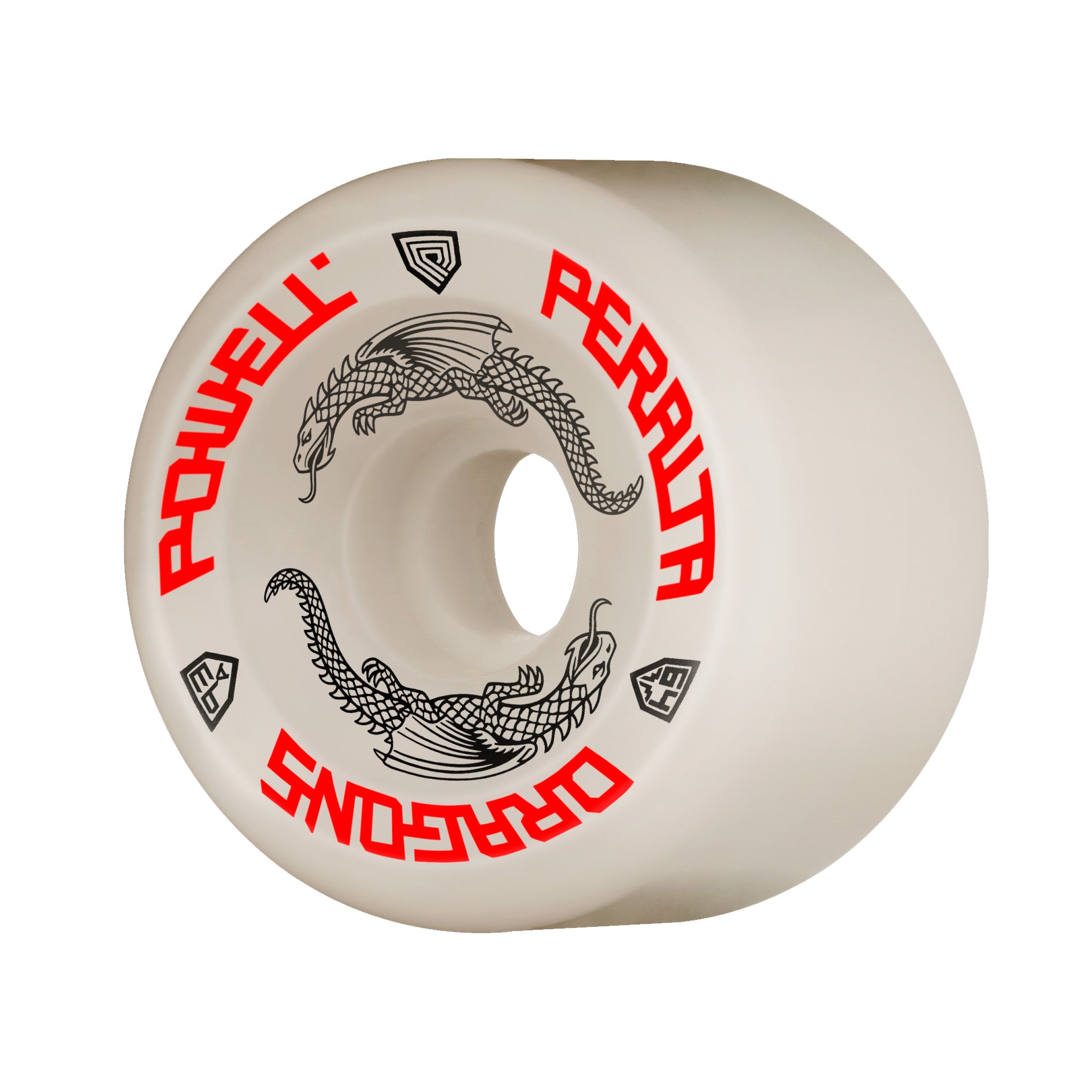 Ruedas Skate Powell Peralta Dragon Formula Off White 64mm 93A Pack 4