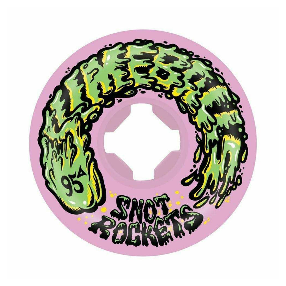 Ruedas Skate Santa Cruz Slime Balls Snot Rockets Pastel Pink 95A 54mm Pack 4
