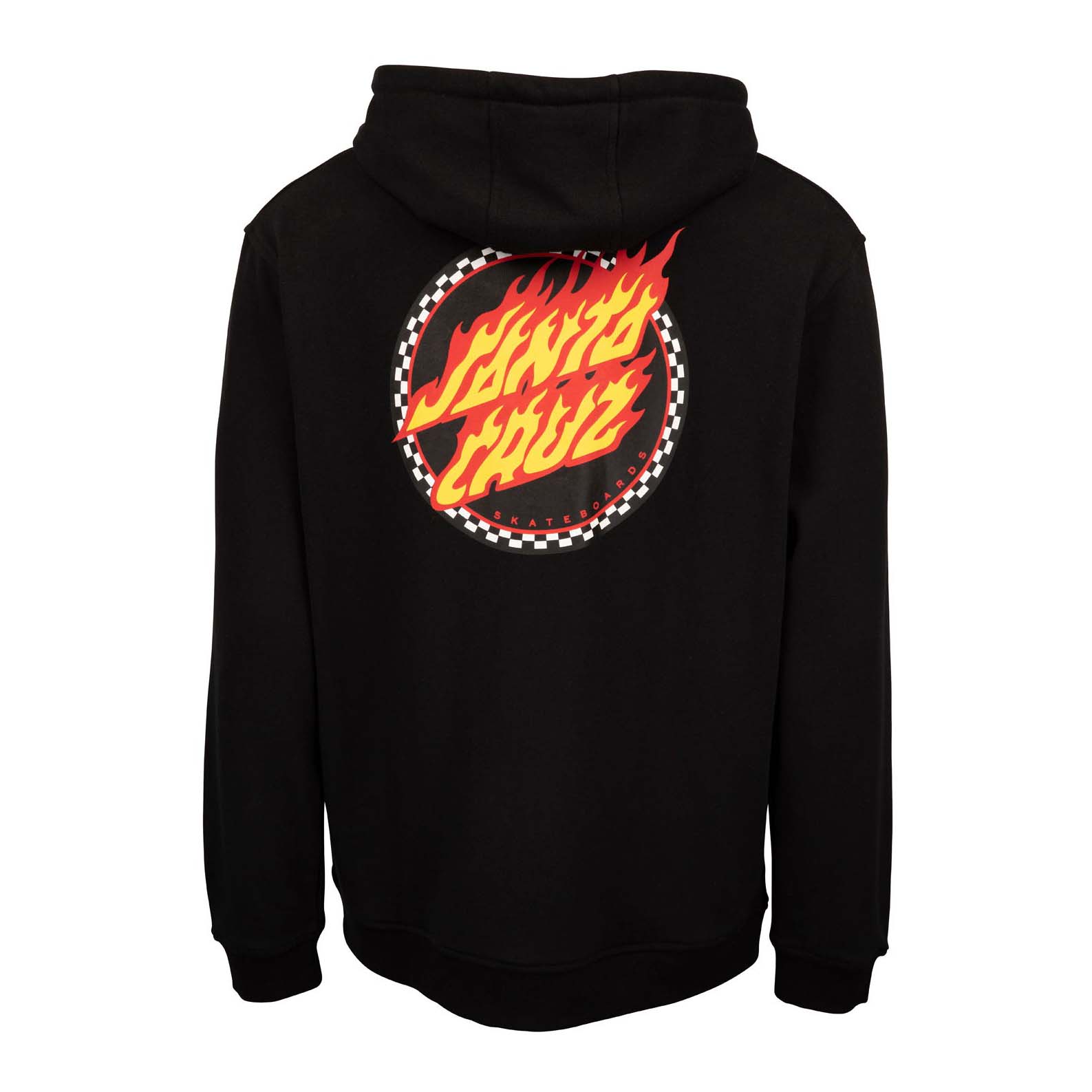 Sudadera Santa Cruz Check Ringed Flamed Dot Black