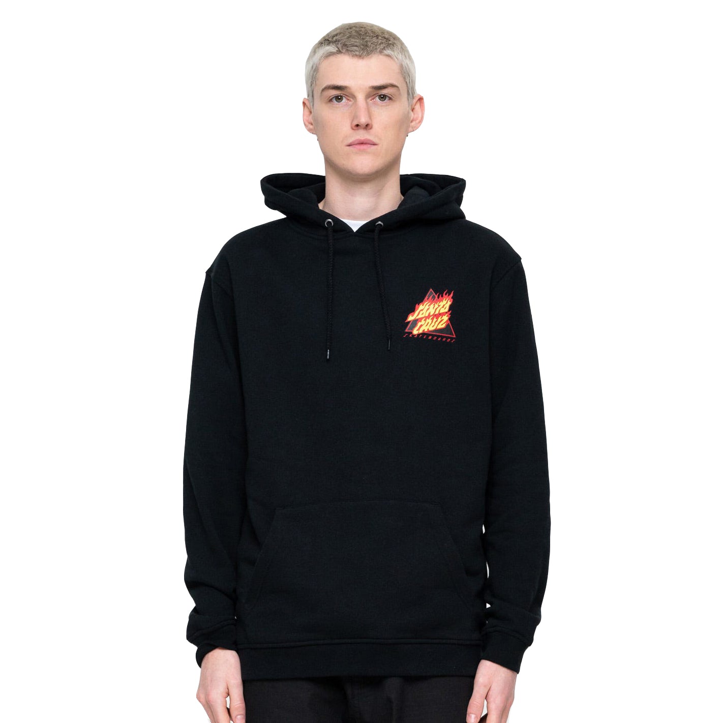 Sudadera Santa Cruz Flamed Not A Dot Black