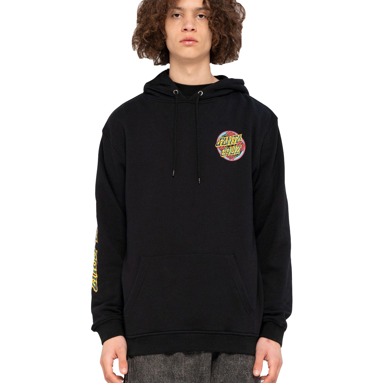 Sudadera Santa Cruz Dressen Roses Dot Black